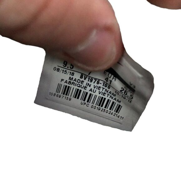 RARE 2018 Nike Air Force 1 Sage Beige Orange Size 9.5 - Picture 7 of 16